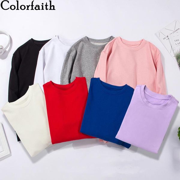 women's hoodies & sweatshirts colorfaith 2021 autumn winter women pullovers oversized wild fashionable korean couples jumper pink ss00, Black
women's hoodies & sweatshirts colorfaith 2021 autumn winter women pullovers oversized wild fashionable korean couples jumper pink ss00, Black