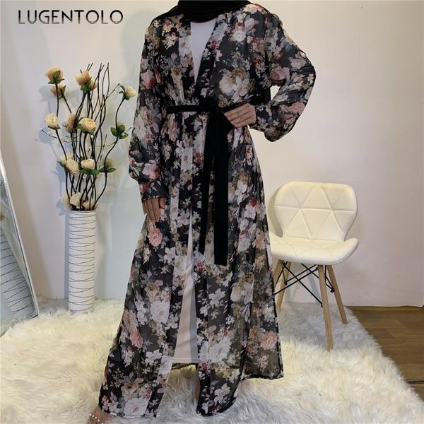 casual dresses lugentolo thin women long dress fashion muslim chiffon long-sleeved flower print loose elegant abaya lady maxi, Black;gray
casual dresses lugentolo thin women long dress fashion muslim chiffon long-sleeved flower print loose elegant abaya lady maxi, Black;gray