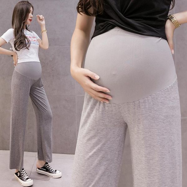 maternity bottoms seamless high waist pregnant women abdomen wide leg pants stretched sports trousers plus size casual modal leggings, White
maternity bottoms seamless high waist pregnant women abdomen wide leg pants stretched sports trousers plus size casual modal leggings, White
