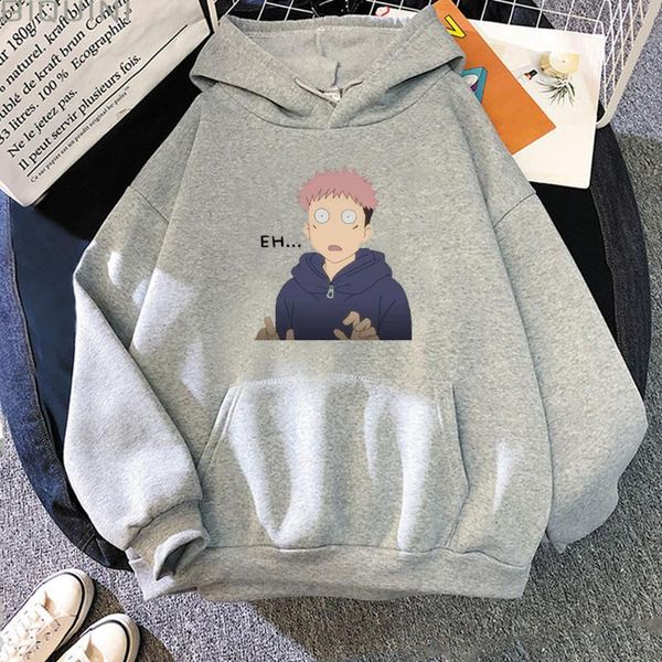 women's hoodies & sweatshirts japanese anime jujutsu kaisen itadori yuji hoodie sudaderas para mujer embarrassed manga printed oversize, Black
women's hoodies & sweatshirts japanese anime jujutsu kaisen itadori yuji hoodie sudaderas para mujer embarrassed manga printed oversize, Black