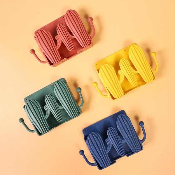 hooks & rails wall-mounted mobile phone holder wall storage box plastic cactus pattern
hooks & rails wall-mounted mobile phone holder wall storage box plastic cactus pattern