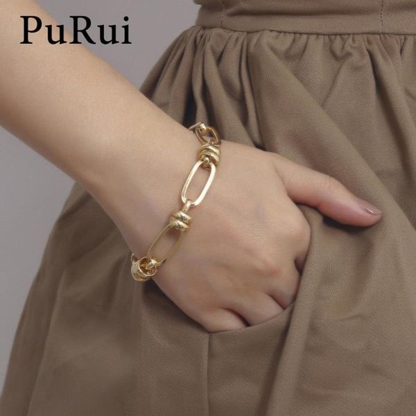 link, chain statement gold color bracelet for women alloy metal beads charm bangle hip hop minimalist fashion jewelry, Black
link, chain statement gold color bracelet for women alloy metal beads charm bangle hip hop minimalist fashion jewelry, Black