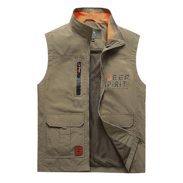 men's jackets plus size multi-pockets mesh vest men brand quick dry fishing pography sleeveless jacket male chaleco hombre weste m-6xl, Black;brown
men's jackets plus size multi-pockets mesh vest men brand quick dry fishing pography sleeveless jacket male chaleco hombre weste m-6xl, Black;brown