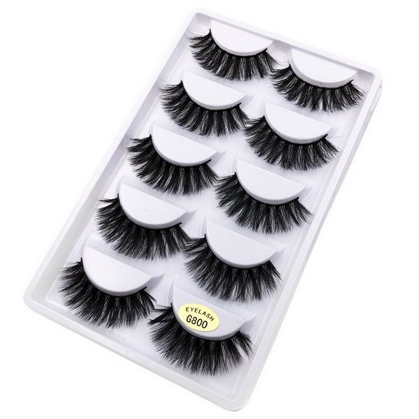 5 pair eyelashes 3d mink lashes soft thick eyelash g800 crisscross winged natural long no fall off makeup wholesale lash
5 pair eyelashes 3d mink lashes soft thick eyelash g800 crisscross winged natural long no fall off makeup wholesale lash