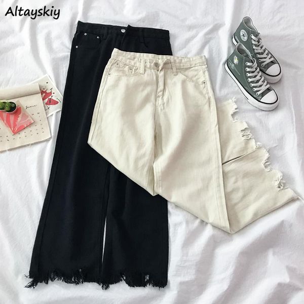 women's jeans vintage fashion women high waist distressed ripped irregular solid straight denim trousers casual streetwear harajuku sof, Blue
women's jeans vintage fashion women high waist distressed ripped irregular solid straight denim trousers casual streetwear harajuku sof, Blue