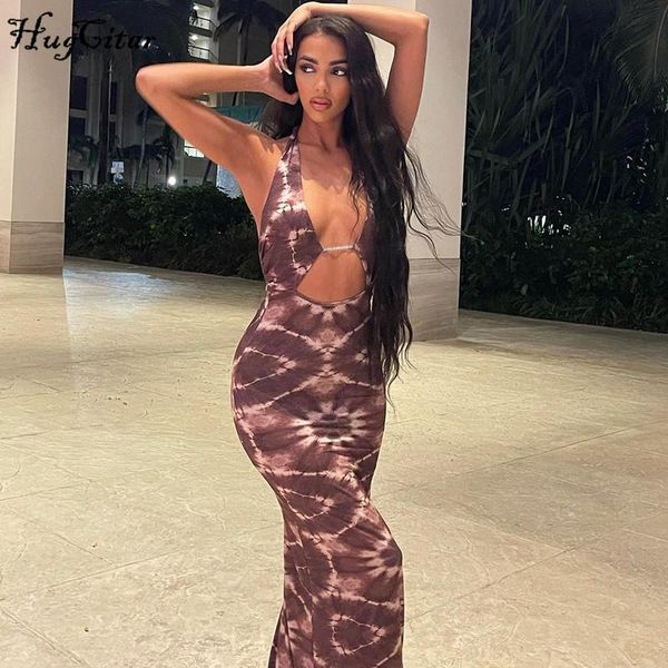 casual dresses hugcitar 2021 halte bandage backless maxi dress summer women fashion streetwear hole tie dye party holiday outfits, Black;gray
casual dresses hugcitar 2021 halte bandage backless maxi dress summer women fashion streetwear hole tie dye party holiday outfits, Black;gray