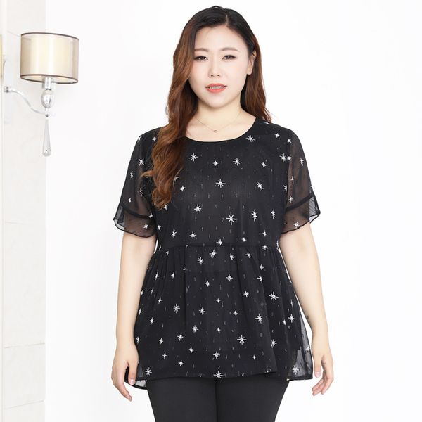 tee plus size 10xl 9xl 8xl 4xl women short sleeves summer t-shirts femme getting together and printing chiffon elegant ladies thin, White
tee plus size 10xl 9xl 8xl 4xl women short sleeves summer t-shirts femme getting together and printing chiffon elegant ladies thin, White