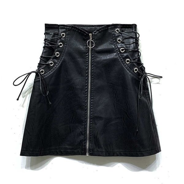 pu leather skirts shorts women high waist bandage zipper midi female summer fashion plus size 210601, Black
pu leather skirts shorts women high waist bandage zipper midi female summer fashion plus size 210601, Black