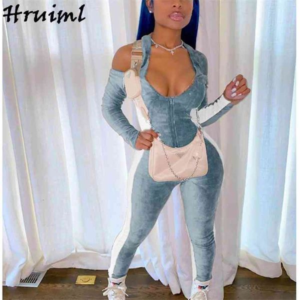 women jumpsuit romper bodycon playsuit autumn fashion halter off shoulder long sleeve club outfit overalls 210513, Black;white
women jumpsuit romper bodycon playsuit autumn fashion halter off shoulder long sleeve club outfit overalls 210513, Black;white