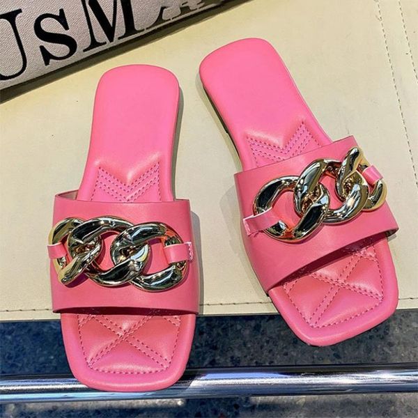 slippers women summer ladies square toe sandal slipper casual flip flops beach chain flat shoes female slip on shoe fashion, Black
slippers women summer ladies square toe sandal slipper casual flip flops beach chain flat shoes female slip on shoe fashion, Black