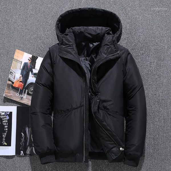 men's down & parkas -15 degree winter hooded slim jacket youth trend casual thick warm overcoat windbreaker hombre white duck, Black
men's down & parkas -15 degree winter hooded slim jacket youth trend casual thick warm overcoat windbreaker hombre white duck, Black