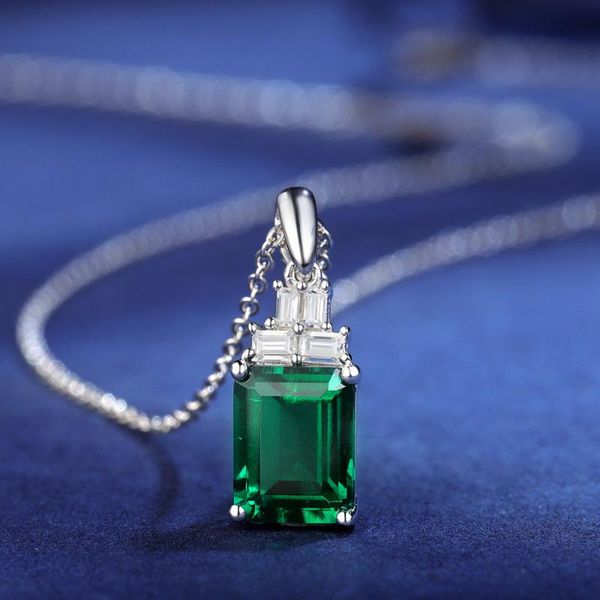 chains zhanhao 2021 emerald gemstone necklace manufacturer direct sale s925 pendant lab grown jewelry, Silver
chains zhanhao 2021 emerald gemstone necklace manufacturer direct sale s925 pendant lab grown jewelry, Silver