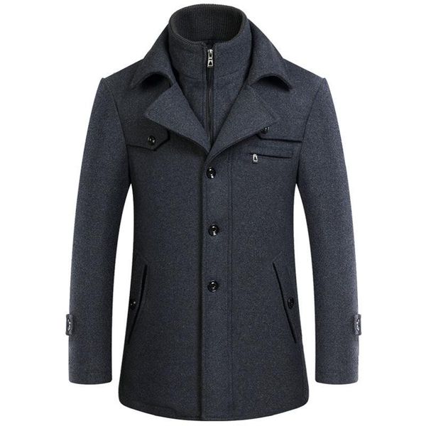 men's wool & blends fashion mens coats and jackets male one piece blazer men jacket winter smart casual coat solid casaco masculino, Black
men's wool & blends fashion mens coats and jackets male one piece blazer men jacket winter smart casual coat solid casaco masculino, Black