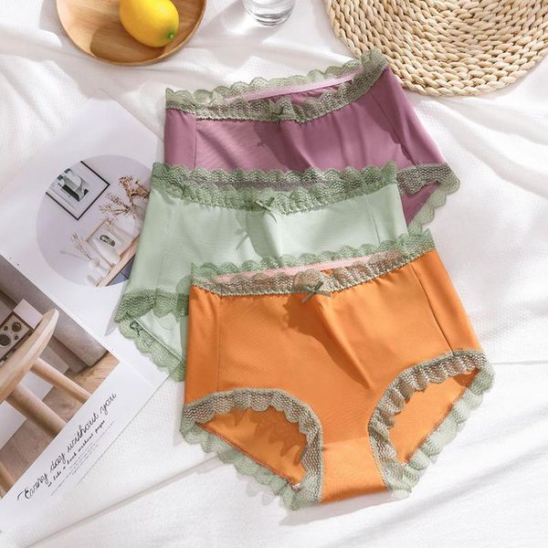 women's panties 3pcs/set lace women ice silk seamless underwear high-waisted cotton crotch plus size xxl panty ladies briefs, Black;pink
women's panties 3pcs/set lace women ice silk seamless underwear high-waisted cotton crotch plus size xxl panty ladies briefs, Black;pink