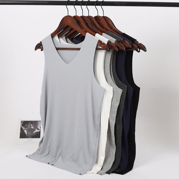 men' tank summer vest thread modal cut at will stretch seamless slim sports bottom shirt thin style breathable sweat absorption, White;black
men' tank summer vest thread modal cut at will stretch seamless slim sports bottom shirt thin style breathable sweat absorption, White;black