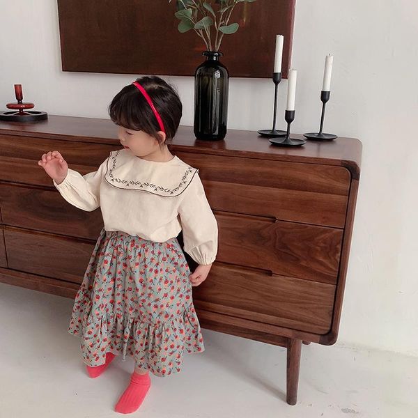 spring baby girls blouse children kids long sleeve shirt girl large lapel fashion girl's dresses, Red;yellow
spring baby girls blouse children kids long sleeve shirt girl large lapel fashion girl's dresses, Red;yellow