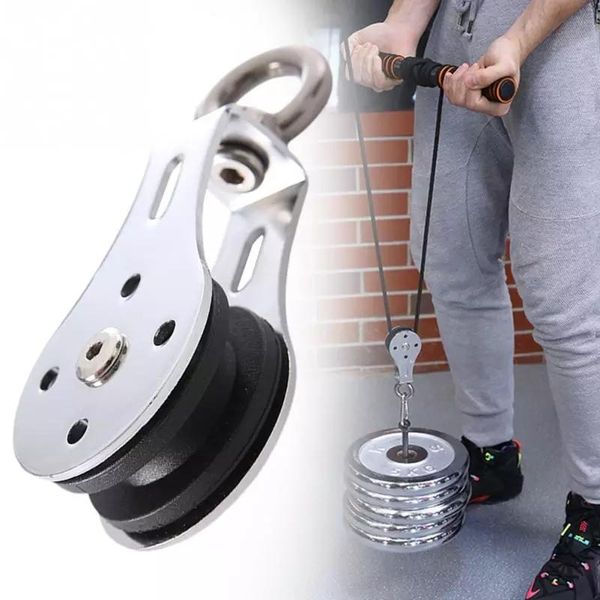 accessories 300kg lifting rope pulley fitness strength training bearing wheel gym equipment hanging round 
accessories 300kg lifting rope pulley fitness strength training bearing wheel gym equipment hanging round