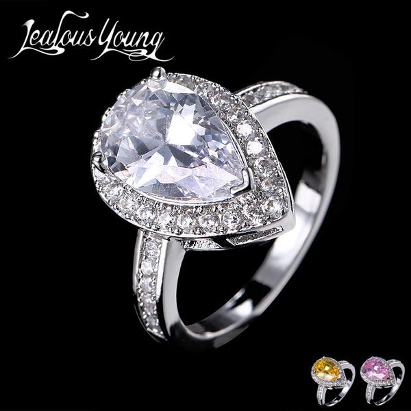 wedding rings jy luxury 3ct big water drop cut zircon engagement ring with micro paved cz for women fashion jewelry female r104, Slivery;golden
wedding rings jy luxury 3ct big water drop cut zircon engagement ring with micro paved cz for women fashion jewelry female r104, Slivery;golden