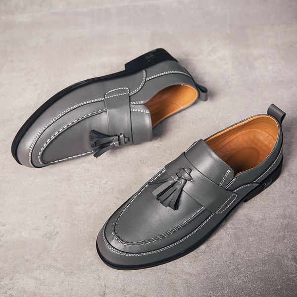 man all-match low heel loafer moccasins hombre autumn new fashion slip-on casual shoes masculino hand-sewn social leather shoes, Black
man all-match low heel loafer moccasins hombre autumn new fashion slip-on casual shoes masculino hand-sewn social leather shoes, Black