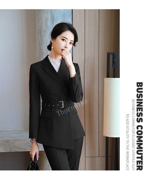 thorndike fashion autumn women pant suit chinese red peaked lapel blazer jacket & 2021 office wear suits femal sets women's blazers, White;black
thorndike fashion autumn women pant suit chinese red peaked lapel blazer jacket & 2021 office wear suits femal sets women's blazers, White;black