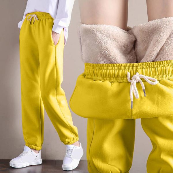 women's pants & capris fashion high waist joggers women solid plus velvet elastic lace-up casual sweatpants harem all-match fitness, Black;white
women's pants & capris fashion high waist joggers women solid plus velvet elastic lace-up casual sweatpants harem all-match fitness, Black;white