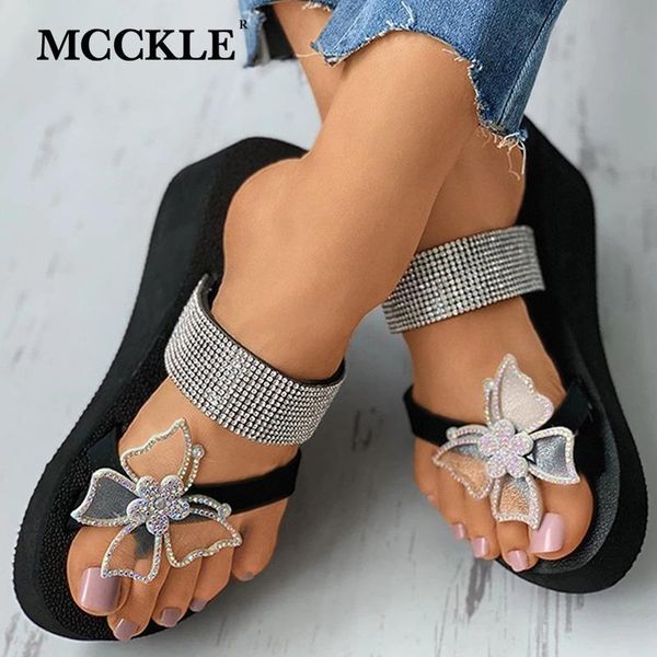 women slippers female butterfly wedges clip toe sandals summer casual crystal beach flat slides ladies platform shoes, Black
women slippers female butterfly wedges clip toe sandals summer casual crystal beach flat slides ladies platform shoes, Black