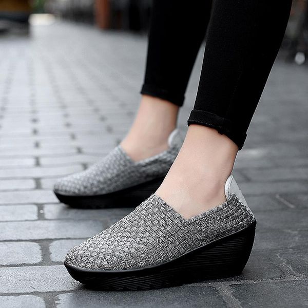 dress shoes four season 2021 women's high heels non-slip hand-woven simple thick heel leisure wedge, Black
dress shoes four season 2021 women's high heels non-slip hand-woven simple thick heel leisure wedge, Black