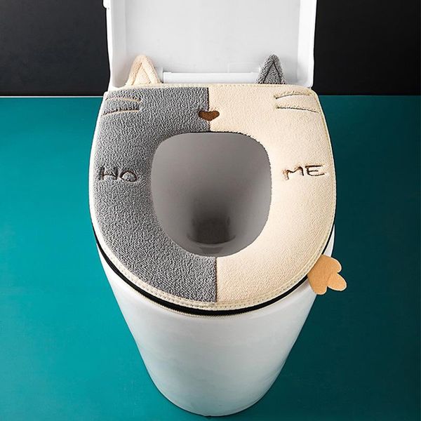 toilet seat covers 1pcs lovely cartoon thickened warm cover home overcoat case gasket zipper universal cushion
toilet seat covers 1pcs lovely cartoon thickened warm cover home overcoat case gasket zipper universal cushion