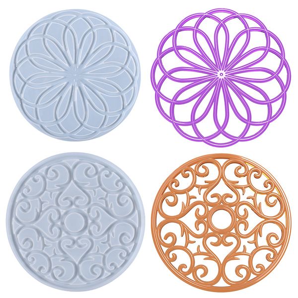 silicone resin molds large flower resin tray mold pot holder coaster epoxy resin casting molds for diy home decoration
silicone resin molds large flower resin tray mold pot holder coaster epoxy resin casting molds for diy home decoration