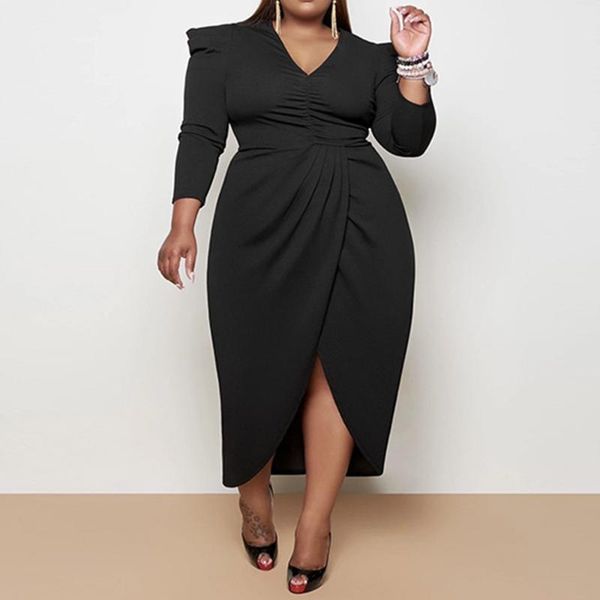 casual dresses western style dress autumn winter fashion temperament draw back split v-neck long sleeve black woman's, Black;gray
casual dresses western style dress autumn winter fashion temperament draw back split v-neck long sleeve black woman's, Black;gray