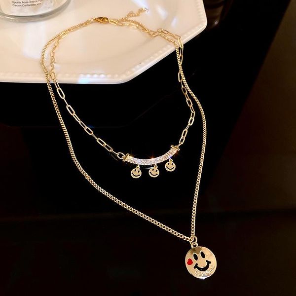 chains lovelink french style retro temperament crystal pattern metal necklace for women daily fashion double layer jewelry, Silver
chains lovelink french style retro temperament crystal pattern metal necklace for women daily fashion double layer jewelry, Silver