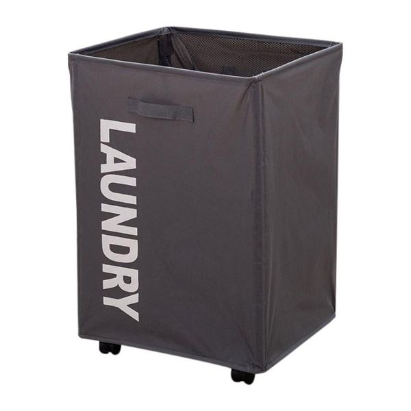 aluminum frame laundry basket can be folded dirty clothes household large capacity storage bags
