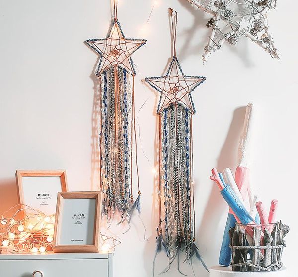 indoor star dream catcher hanging pendants in the sky wall hangings birthday gifts for classmates and couples decorative objects & figurines
indoor star dream catcher hanging pendants in the sky wall hangings birthday gifts for classmates and couples decorative objects & figurines