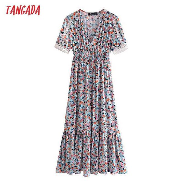 tangada summer women floral print french style long dress lace patchwork v neck short sleeve ladies elegant sundress 3h95 210609, Black;gray
tangada summer women floral print french style long dress lace patchwork v neck short sleeve ladies elegant sundress 3h95 210609, Black;gray