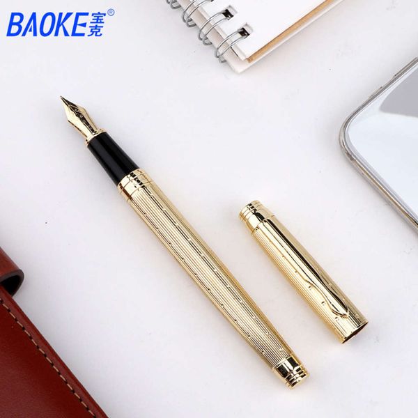 the pen baoke stationery pm-128 / 126 gold silver medium character metal holder calligraphy signature pen
the pen baoke stationery pm-128 / 126 gold silver medium character metal holder calligraphy signature pen