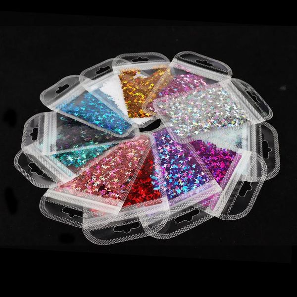 nail art kits 3 packs butterfly shape flake glitter powder holographic laser sequins accessories for manicure design decoration
nail art kits 3 packs butterfly shape flake glitter powder holographic laser sequins accessories for manicure design decoration