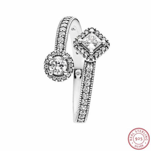 cluster rings real 925 sterling silver abstract elegance open-ended for women jewelry geometric twists square & round cut cz flr113, Golden;silver
cluster rings real 925 sterling silver abstract elegance open-ended for women jewelry geometric twists square & round cut cz flr113, Golden;silver