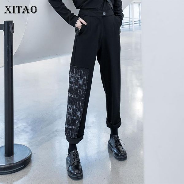 women's pants & capris xitao contrast print women fashion splice casual trousers streetwear wild personality clothes 2021 spring xj3217, Black;white
women's pants & capris xitao contrast print women fashion splice casual trousers streetwear wild personality clothes 2021 spring xj3217, Black;white