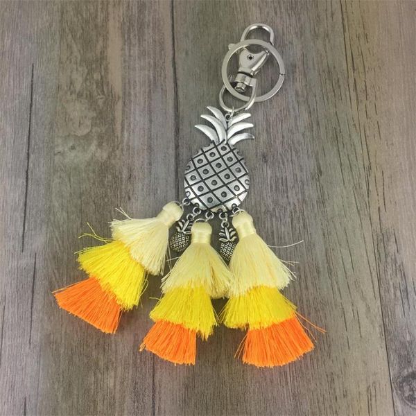 keychains multi tassels women keychain cute metal pineapple design bag pendant silver plated car key ring holder gift
keychains multi tassels women keychain cute metal pineapple design bag pendant silver plated car key ring holder gift