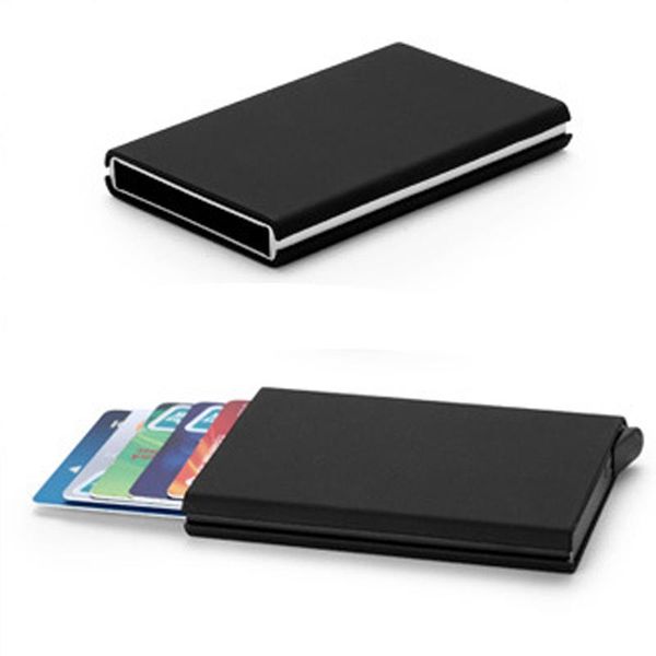 card holders maideduod 2021 antitheft metal holder rfid aluminium with blocking pu leather mini wallet, Brown;gray
card holders maideduod 2021 antitheft metal holder rfid aluminium with blocking pu leather mini wallet, Brown;gray