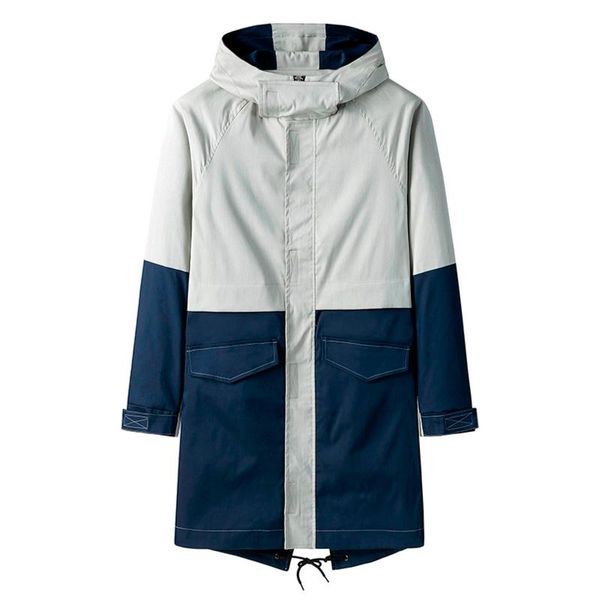 men's trench coats winter autumn color-block long jacket patch pocket casual windbreaker hooded men coat fashion overcoat, Tan;black
men's trench coats winter autumn color-block long jacket patch pocket casual windbreaker hooded men coat fashion overcoat, Tan;black
