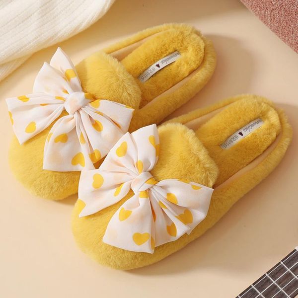winter slippers for women lovely butterfly-knot ladies cozy warm furry brand indoor shoes, Black
winter slippers for women lovely butterfly-knot ladies cozy warm furry brand indoor shoes, Black