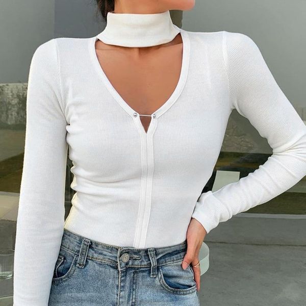 women's sweaters 2021 hollow out turtleneck knit pullovers rib women knitwear long sleeve high stretch sweater streetwear basic aut, White;black
women's sweaters 2021 hollow out turtleneck knit pullovers rib women knitwear long sleeve high stretch sweater streetwear basic aut, White;black