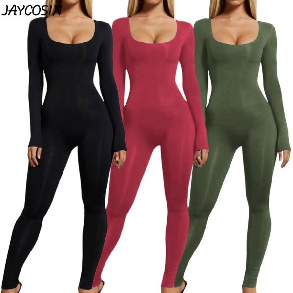 women's jumpsuits & rompers jaycosin fitness active wear womens jumpsuit o-neck solid long sleeve slim fit skinny workout sporty n28, Black;white
women's jumpsuits & rompers jaycosin fitness active wear womens jumpsuit o-neck solid long sleeve slim fit skinny workout sporty n28, Black;white