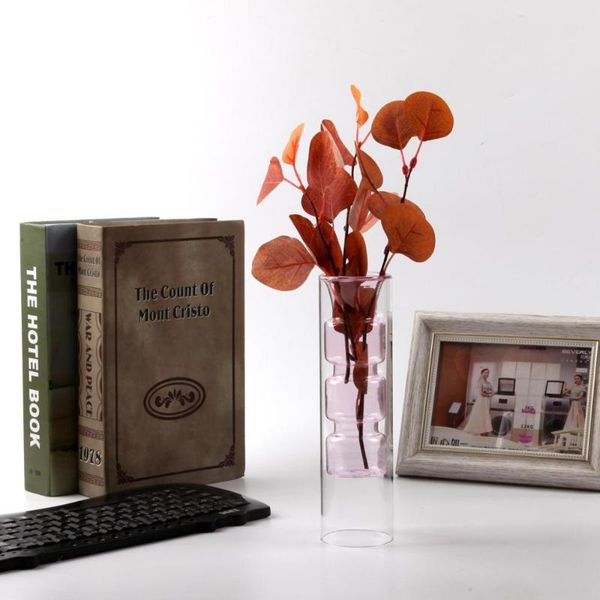 vases 2021 double colored glass vase table hydroponic decoration home birthday wedding gift decor
vases 2021 double colored glass vase table hydroponic decoration home birthday wedding gift decor