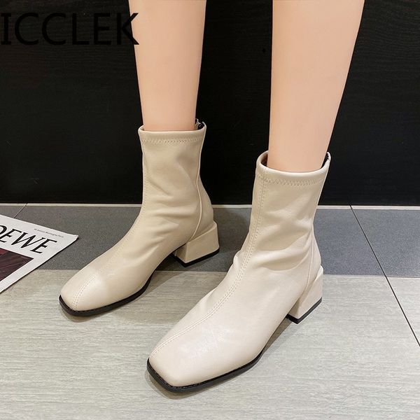 ankle boots for women square toe fashion shoes winter short boots zipper square heels comfortable lady shoes a103 210428, Black
ankle boots for women square toe fashion shoes winter short boots zipper square heels comfortable lady shoes a103 210428, Black