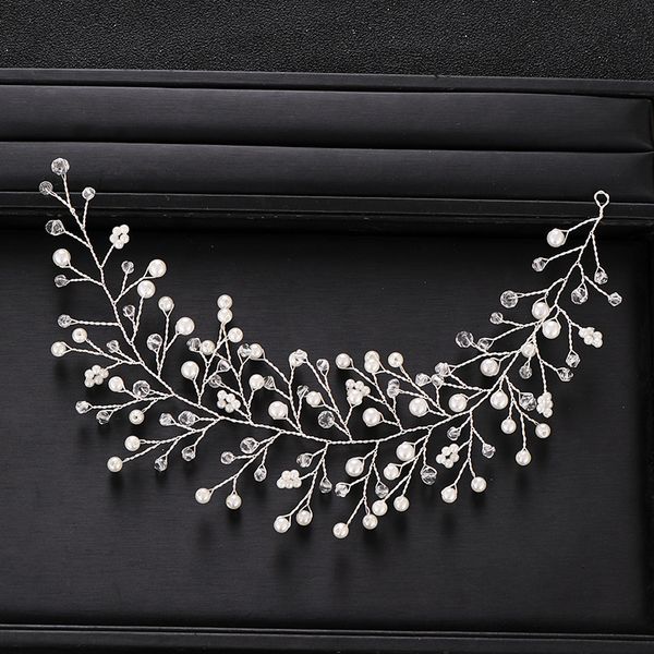 trendy silver color wedding headband baroque pearl crystal headband bridal hair accessories prom handmade headdress accessoriesdio chan cont, White;golden
trendy silver color wedding headband baroque pearl crystal headband bridal hair accessories prom handmade headdress accessoriesdio chan cont, White;golden