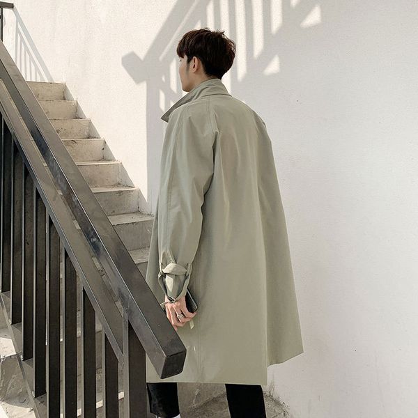 medium long windbreaker fashion korean version hsome bf style versatile spring and autumn double collar loose men's coat, Tan;black
medium long windbreaker fashion korean version hsome bf style versatile spring and autumn double collar loose men's coat, Tan;black