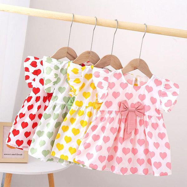 girl's dresses baby girl dress cute love summer beach 1 year birthday party toddler girls wear clothes vestido infantil 2 3 4year, Red;yellow
girl's dresses baby girl dress cute love summer beach 1 year birthday party toddler girls wear clothes vestido infantil 2 3 4year, Red;yellow