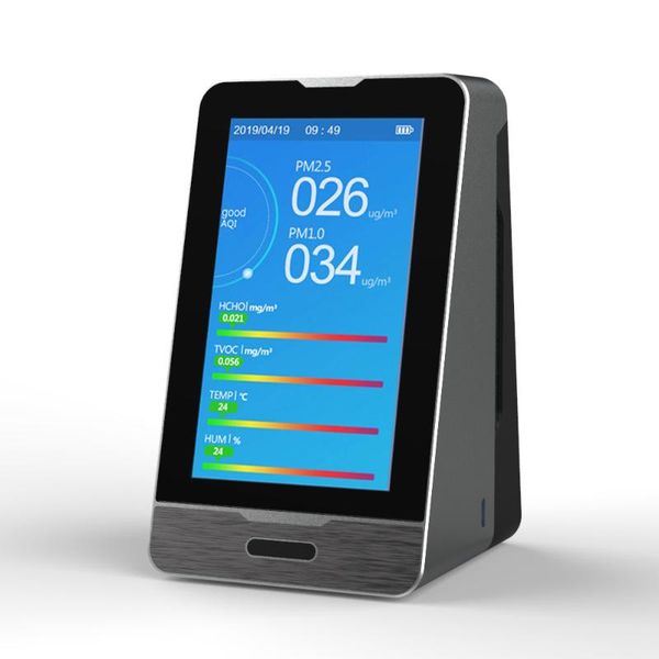 intelligent 4.3 inch tft led digital screen laser pm2.5 pm1.0 pm10 temperature humidity hcho tovc aqi detector detect tool gas analyzers
intelligent 4.3 inch tft led digital screen laser pm2.5 pm1.0 pm10 temperature humidity hcho tovc aqi detector detect tool gas analyzers